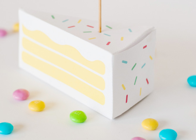 Тортик из бумаги с секретом
