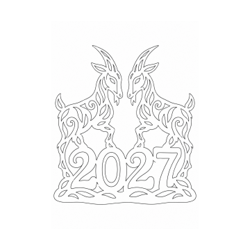 вытынанки на окна 2027 год