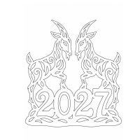 вытынанки на окна 2027 год