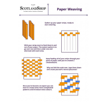 Схема плетения коврика из бумаги