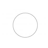 Шаблон круга 14 см
