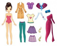 Бумажные куклы с одеждой для вырезания распечатать и скачать бесплатно