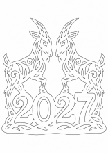 вытынанки на окна 2027 год