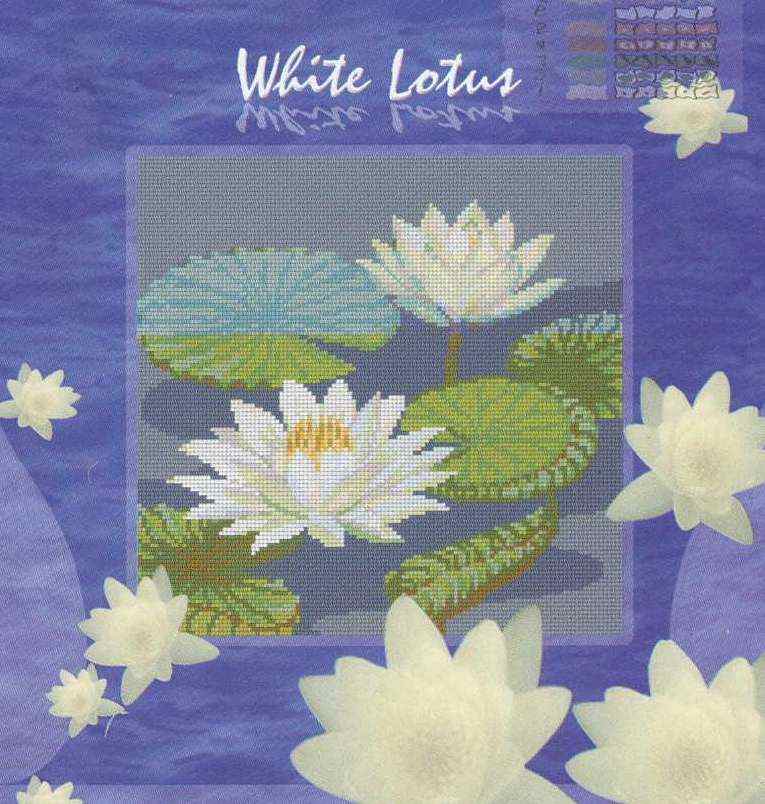 Схема вышивки "White Lotus"