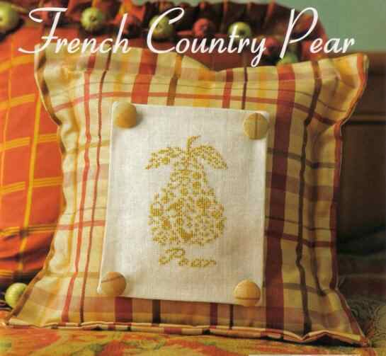 Схема вышивки крестом "French Country Pear"