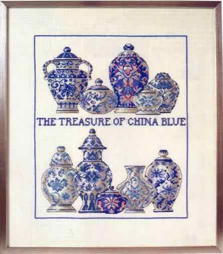 Схема вышивки "The Treasure of China Blue"