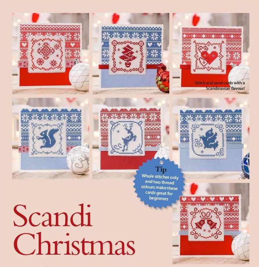 Схема вышивки крестом "Scandi Christmas"