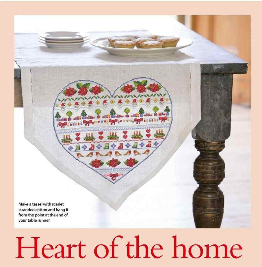 Схема вышивки крестом "Heart Of The Home"