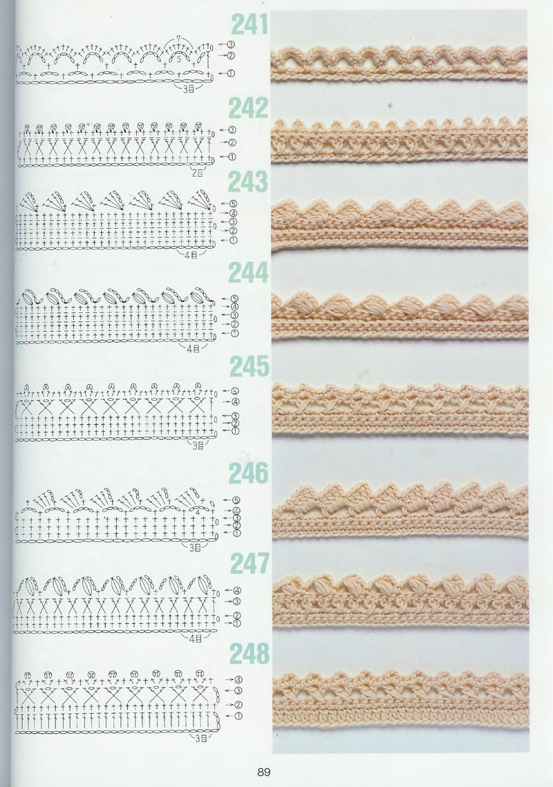 Узор для вязания крючком - схема 89