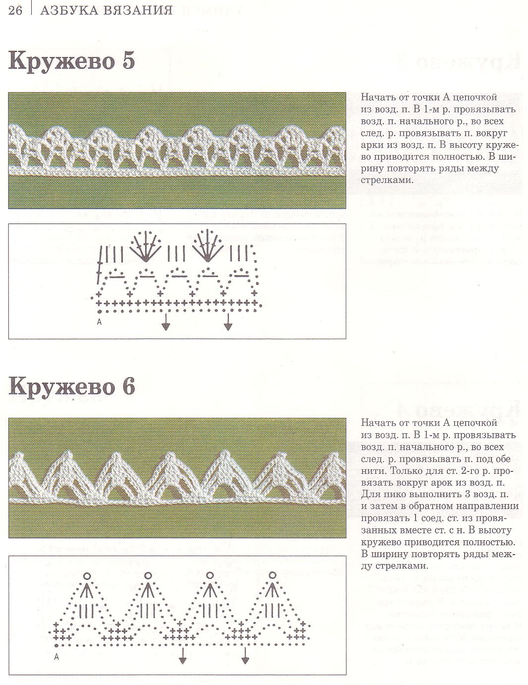 Кружево крючком - схема 28