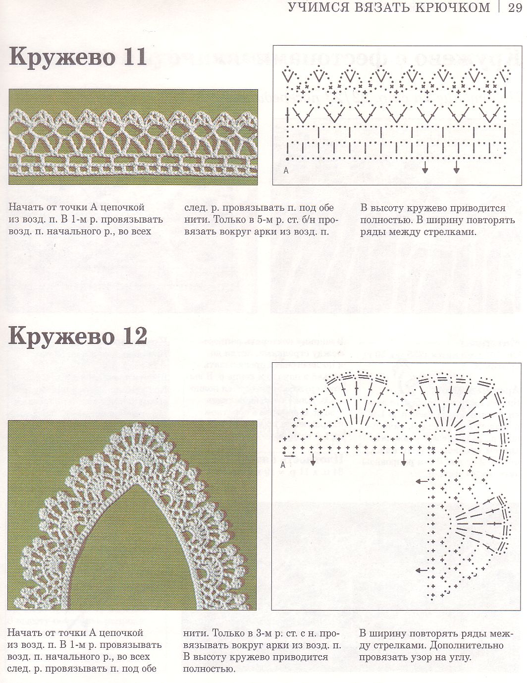 Кружево крючком - схема 31