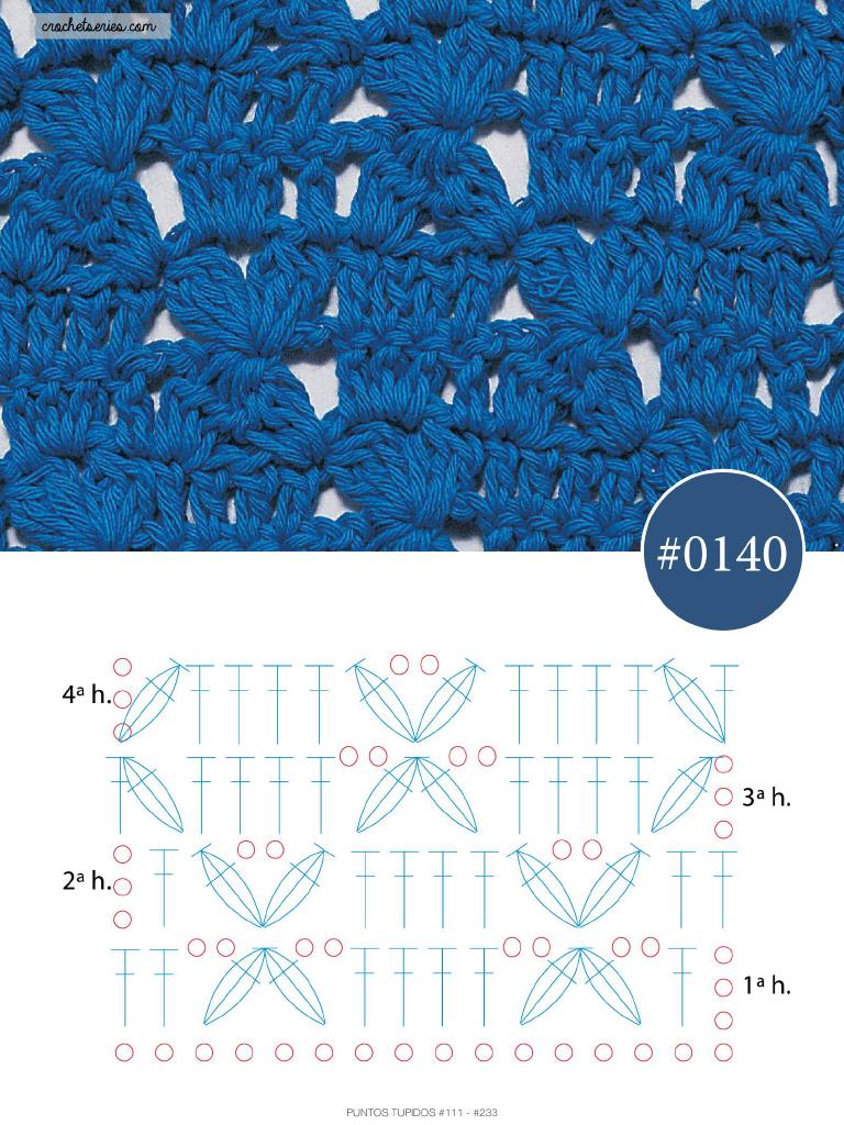 Плотный узор крючком 45