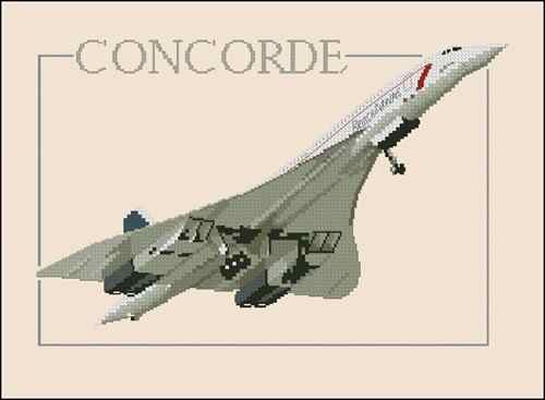 Схема вышивки крестом "Concorde"