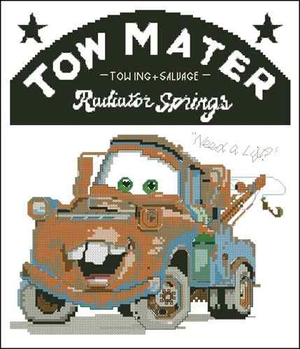 Схема вышивки крестом "1135-34 Tow Mater"