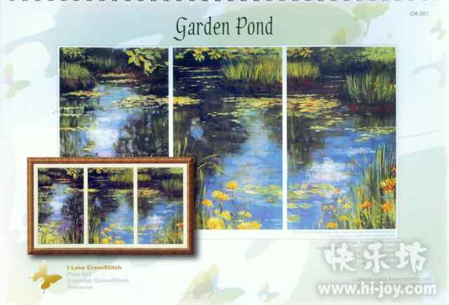 Схема вышивки "Garden Pond"