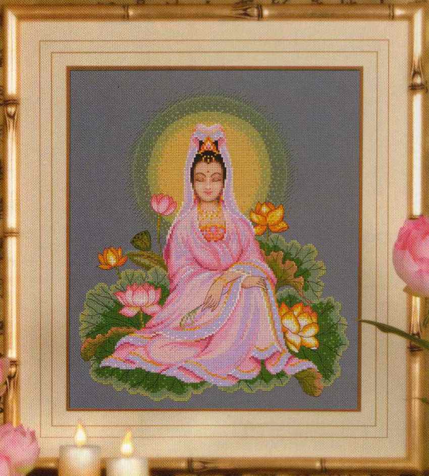 Схема вышивки "CKE-03 Quan Yin - Chinese Goddess of Mercy"