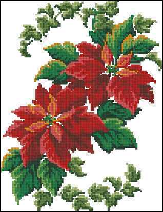 Схема вышивки "CSCollection The First Poinsettia"