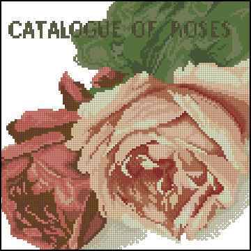 Схема вышивки "Cataloque of Rosec - red"