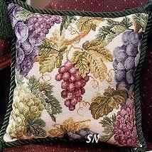 Схема вышивки "DVG Grapes Pillow"