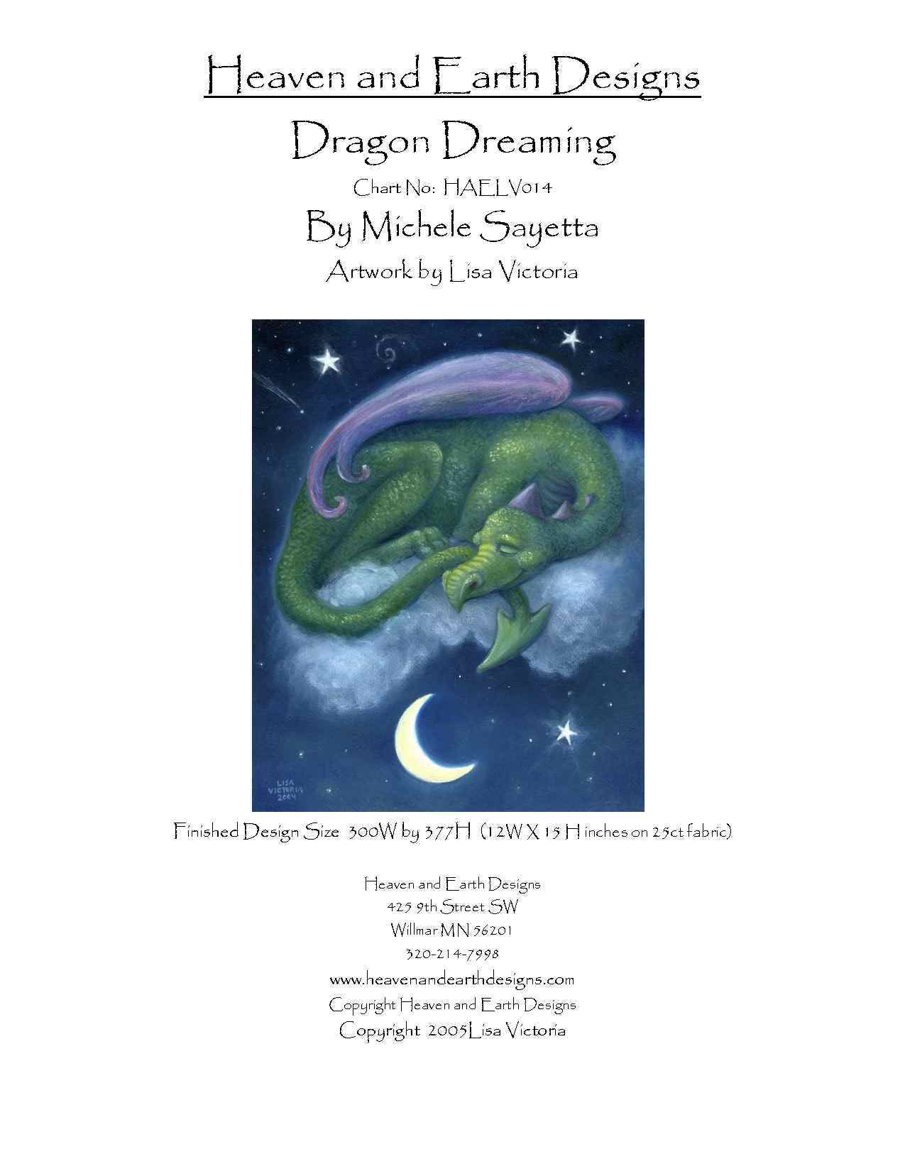 Схема вышивки "Dragon Dreaming"