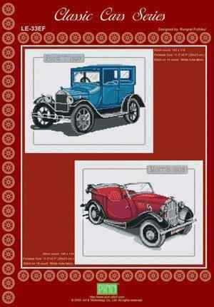 Схема вышивки "LE-33EF Classic Car Series Chart Book"