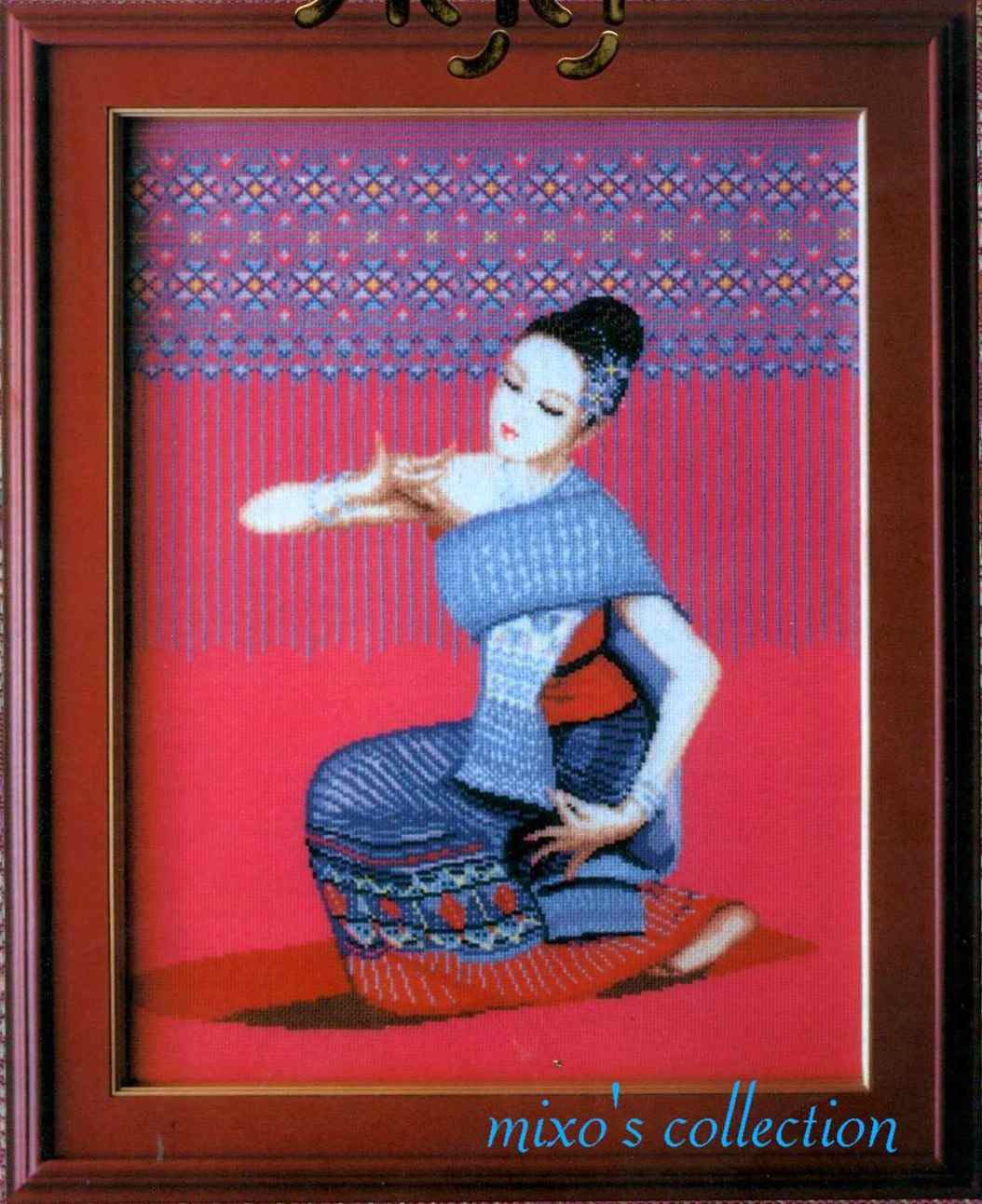 Схема вышивки "TD-05 Thai Silk-maker Folk Dancer"