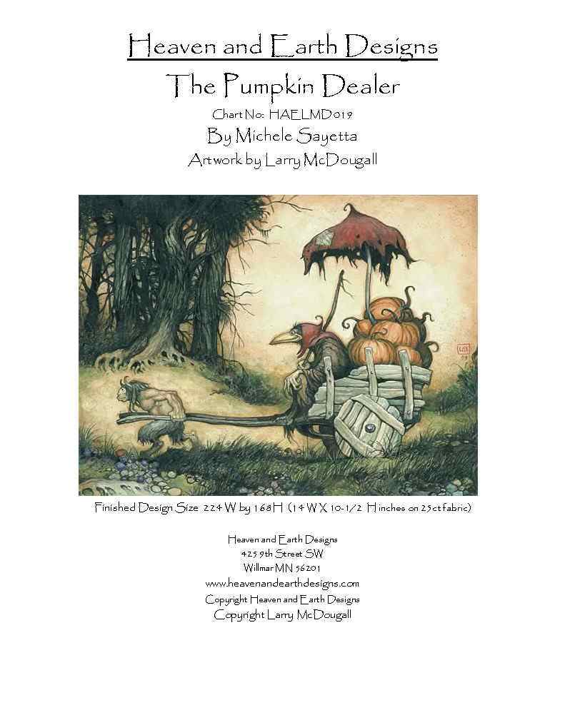 Схема вышивки "The Pumpkin Dealer"