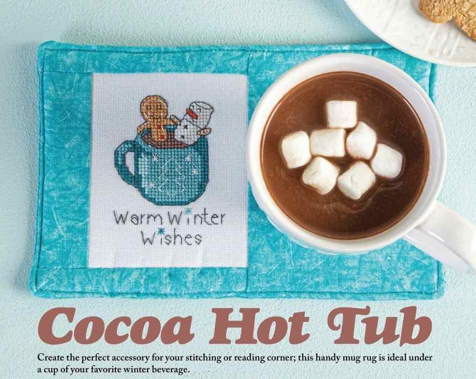 Схема вышивки крестом "Cocoa Hot Tub"