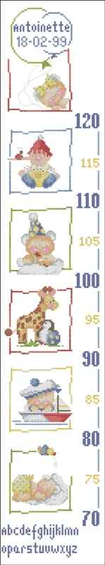 Схема вышивки крестом "Meetlat Baby Joy Collection"