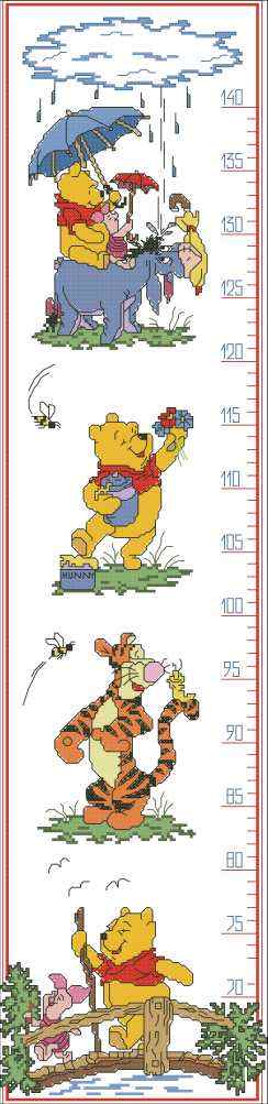 Схема вышивки крестом "Winnie The Pooh"