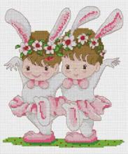 Схема вышивки "08-I Ballet Bunny"
