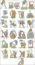 Схема вышивки крестом "Marmalade Cats Alphabet"