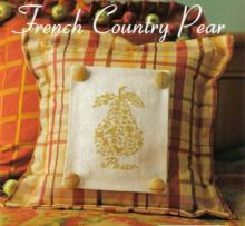 Схема вышивки крестом "French Country Pear"