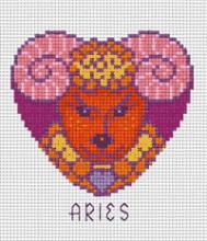 Схема вышивки "21-D Zodiac - Aries"