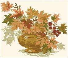 Схема вышивки крестом "Autumn Bouquet"