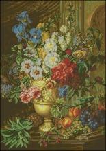 Схема вышивки крестом "Floral Still Life"