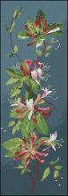 Схема вышивки крестом "Honeysuckle panel"
