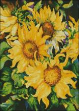 Схема вышивки крестом "Sunflowers shine"