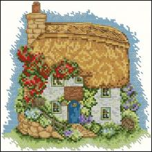 Схема вышивки крестом "Lilliput Lane 07 Cornish Cream"