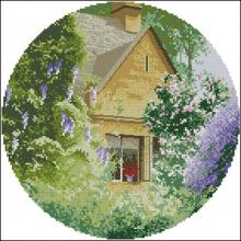 Схема вышивки крестом "Wisteria Cottage"