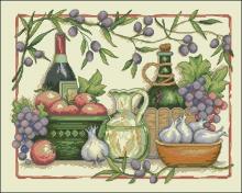 Схема вышивки крестом "Tuscan Flavors"