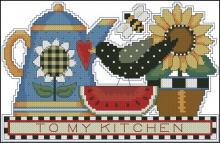 Схема вышивки крестом "Friendly Kitchen"