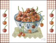 Схема вышивки крестом "Cherries"