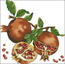Схема вышивки крестом "Pomegranate Fruit"
