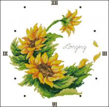 Схема вышивки крестом "Longing"