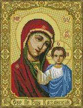 Схема вышивки крестом "Kazan Theotokos"