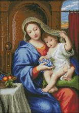 Схема вышивки крестом "The Virgin of the Grapes"