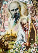 ММП-005 Тарас Григориевич и кобза - схема для вышивания (MOSMARA)