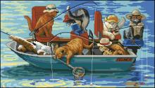 Схема вышивки крестом "Catch Of The Day"