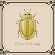 Схема вышивки крестом "The Larch Ladybug"